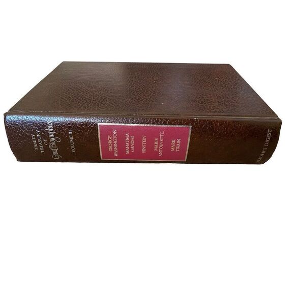 Readers Digest Family Treasury Of Great Biographies 1st Edition Hardcover Book - Picture 6 of 10